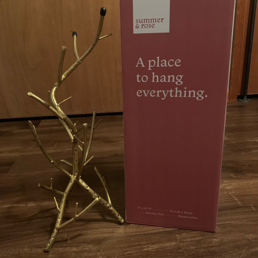 Summer and Rose jewelry tree